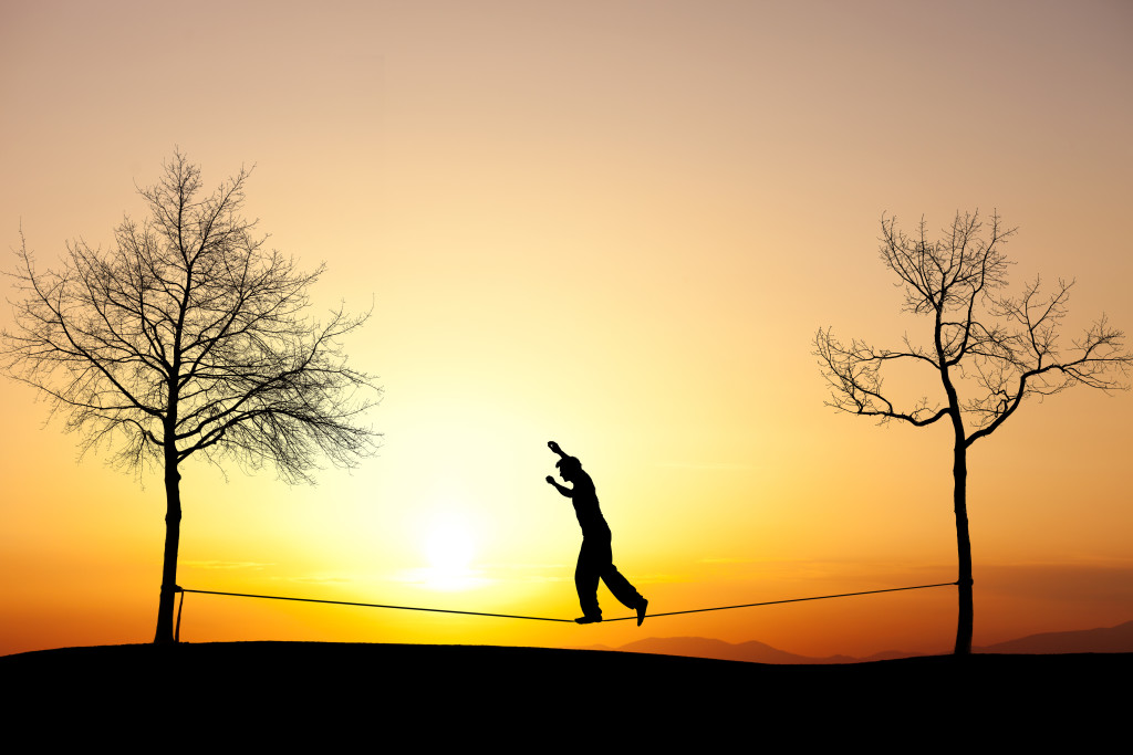 Picture of Tight Rope Walker - Balance Is The Key...